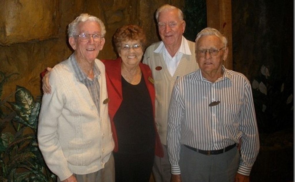 Ron Spence (3rd from left) was recently awarded Life Membership, joining Bruce McAndrew, Helen-Maria Sant and Darcy Gleave.